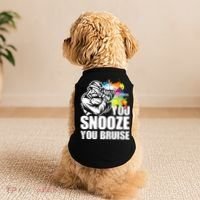 Funny Paintball You Snooze You Bruise Doggie Tank thumb 2