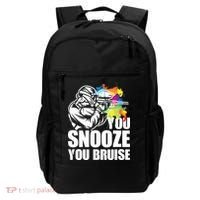 Funny Paintball You Snooze You Bruise Backpack thumb 0