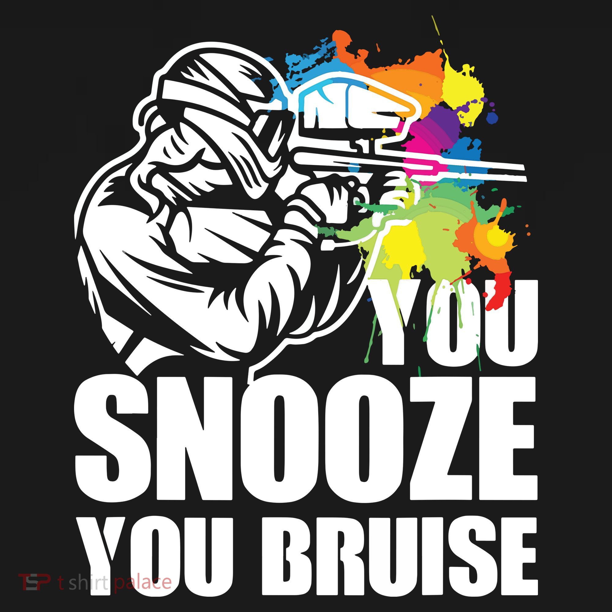 Funny Paintball You Snooze You Bruise Women's Tank Top