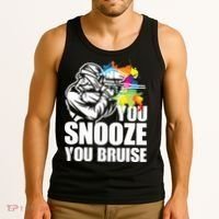 Funny Paintball You Snooze You Bruise Tank Top thumb 3
