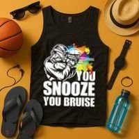 Funny Paintball You Snooze You Bruise Tank Top thumb 4