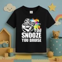Funny Paintball You Snooze You Bruise Toddler T-Shirt thumb 3