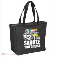 Funny Paintball You Snooze You Bruise Tote Bag thumb 2