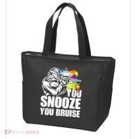 Funny Paintball You Snooze You Bruise Tote Bag thumb 3