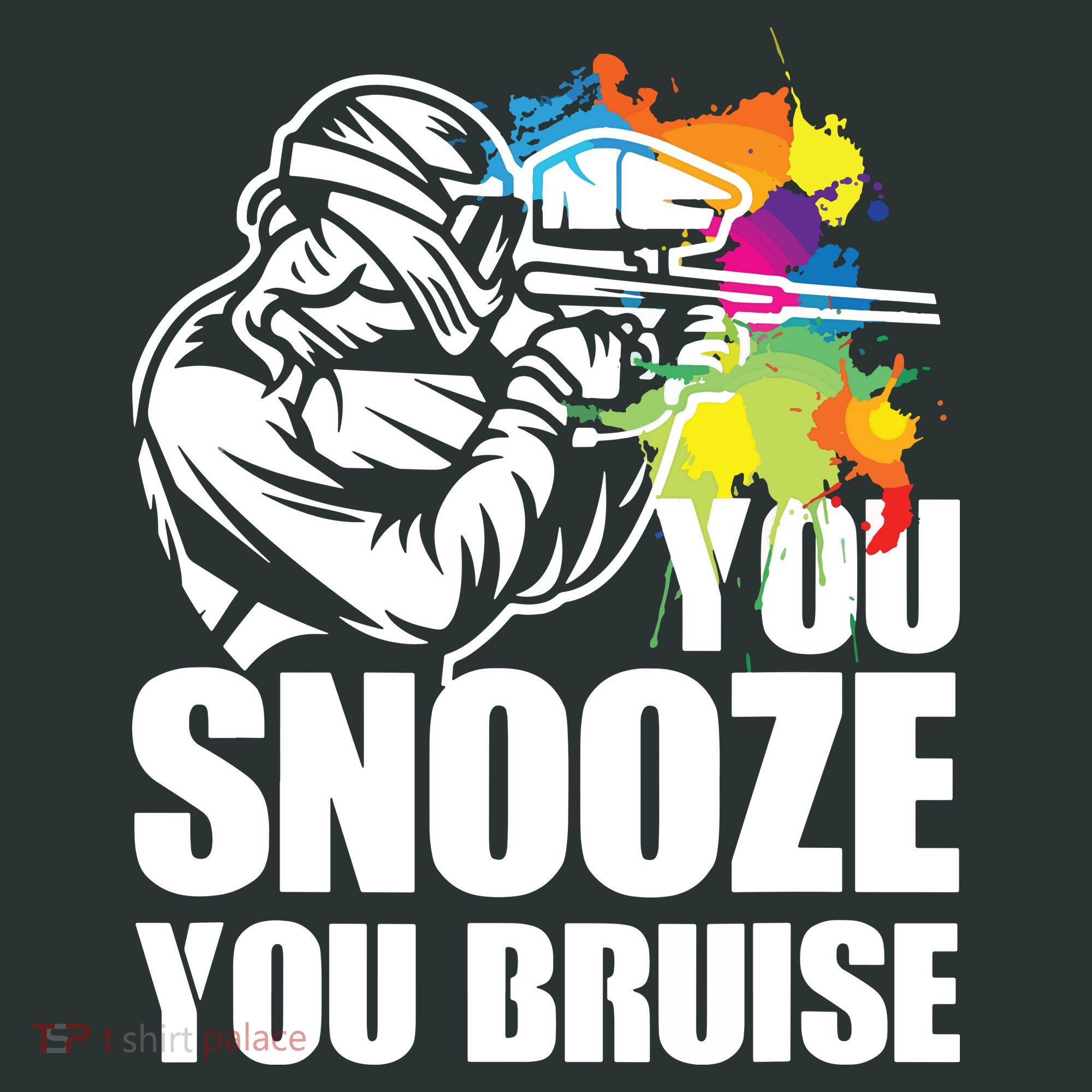 Funny Paintball You Snooze You Bruise Infant Baby Jersey Bodysuit