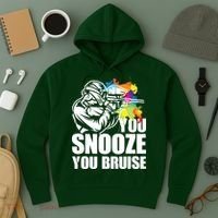Funny Paintball You Snooze You Bruise Hoodie thumb 3