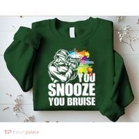 Funny Paintball You Snooze You Bruise Sweatshirt thumb 2