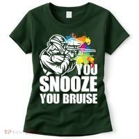 Funny Paintball You Snooze You Bruise Women's T-Shirt thumb 0