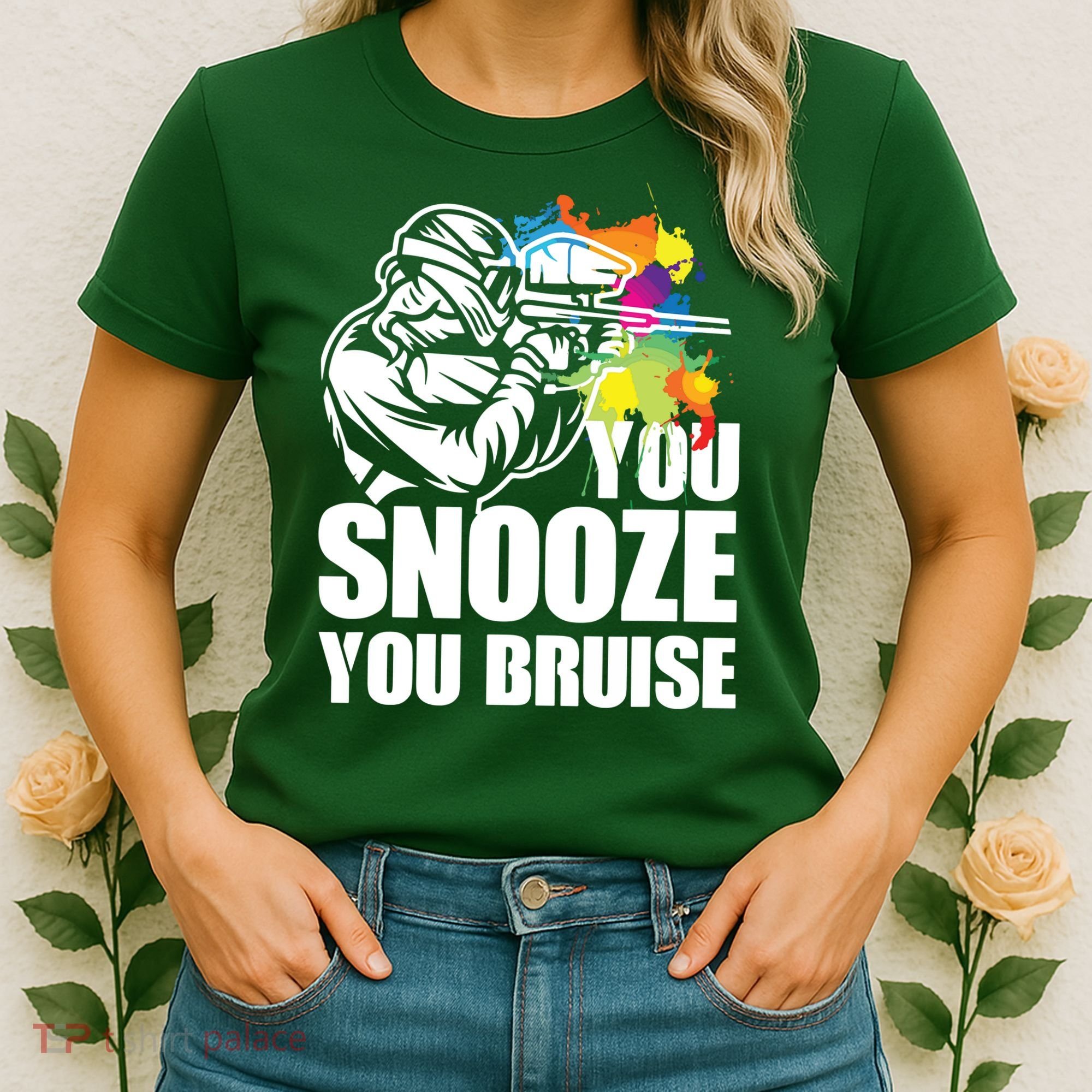 Funny Paintball You Snooze You Bruise Women's T-Shirt