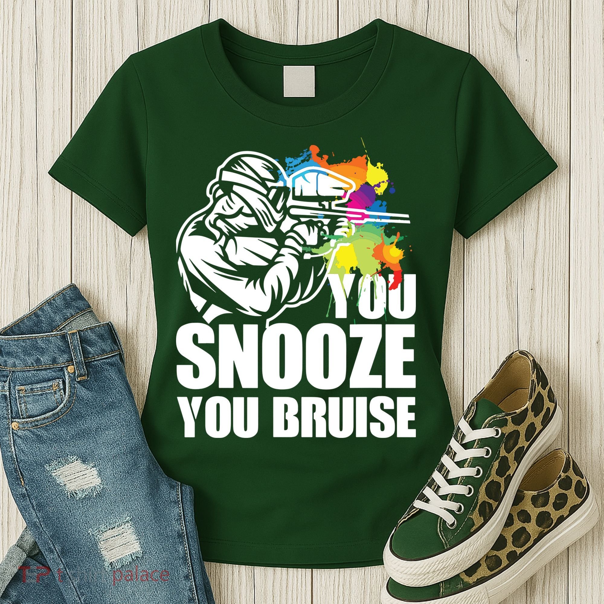 Funny Paintball You Snooze You Bruise Women's T-Shirt