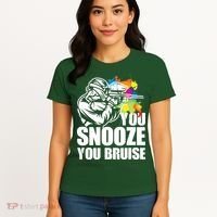 Funny Paintball You Snooze You Bruise Women's T-Shirt thumb 4