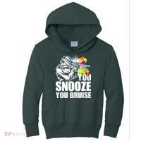 Funny Paintball You Snooze You Bruise Kids Hoodie thumb 0