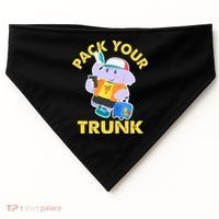 Funny Pack Your Trunk Elephant USA-Made Doggie Bandana thumb 0