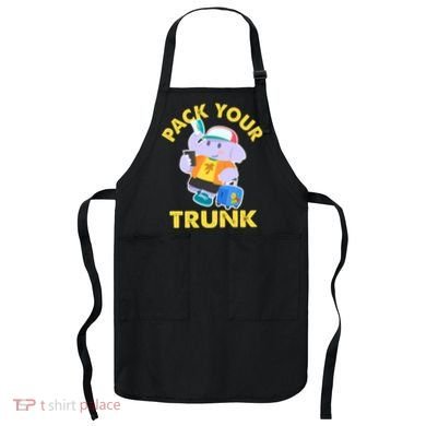 Funny Pack Your Trunk Elephant Apron