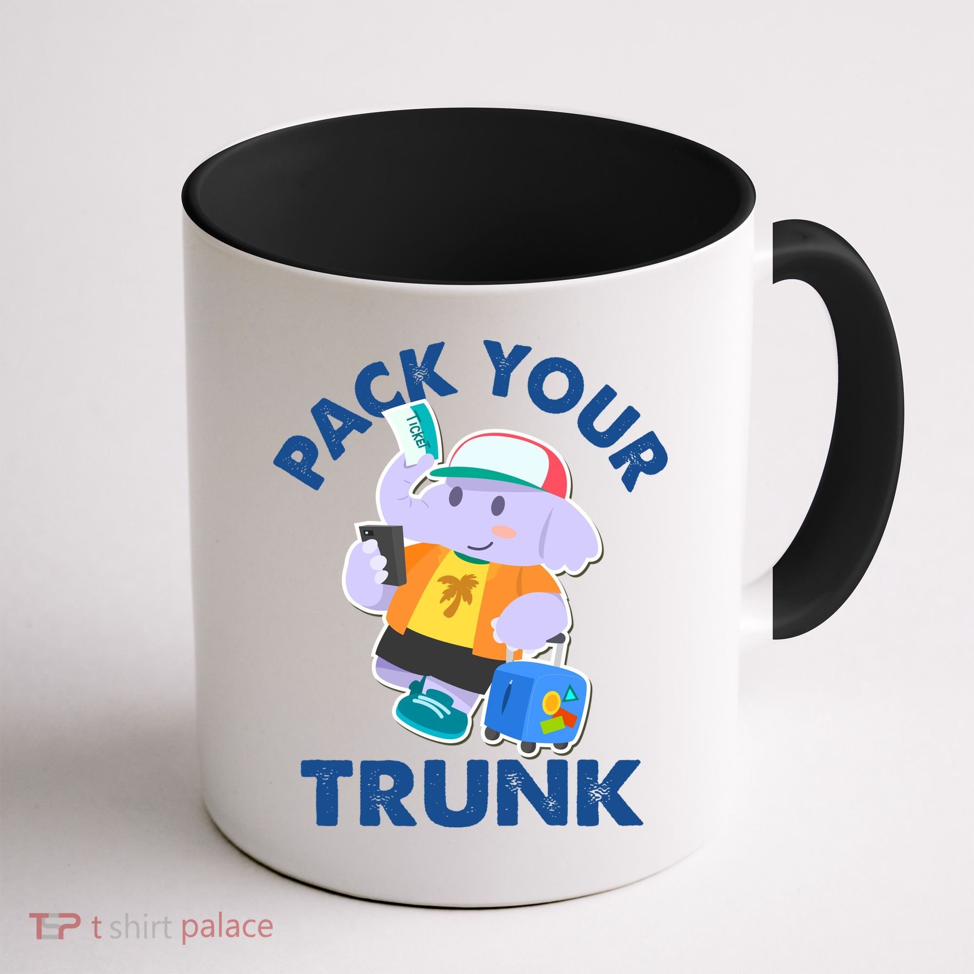 Funny Pack Your Trunk Elephant Coffee Mug