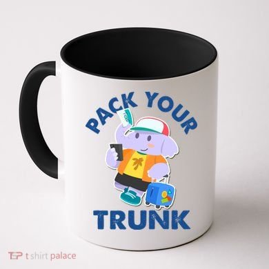 Funny Pack Your Trunk Elephant Coffee Mug