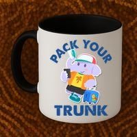 Funny Pack Your Trunk Elephant Coffee Mug thumb 2