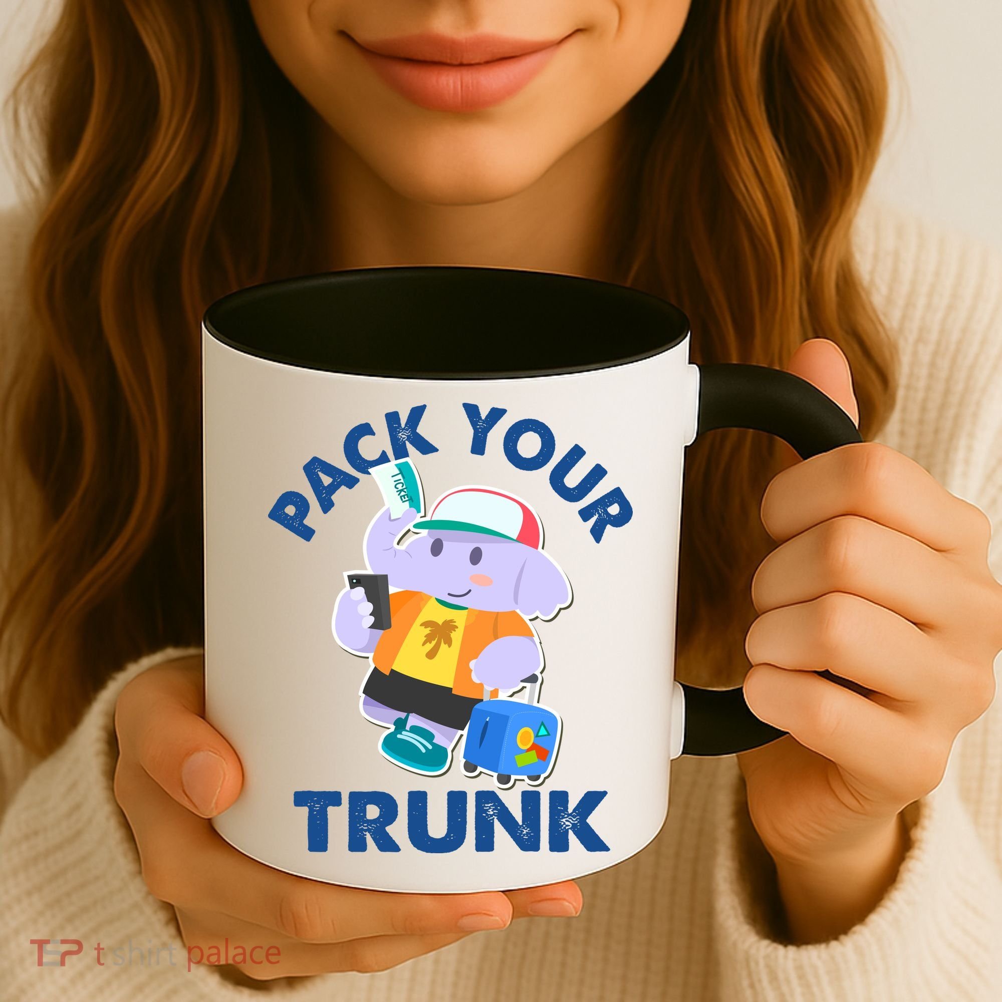 Funny Pack Your Trunk Elephant Coffee Mug