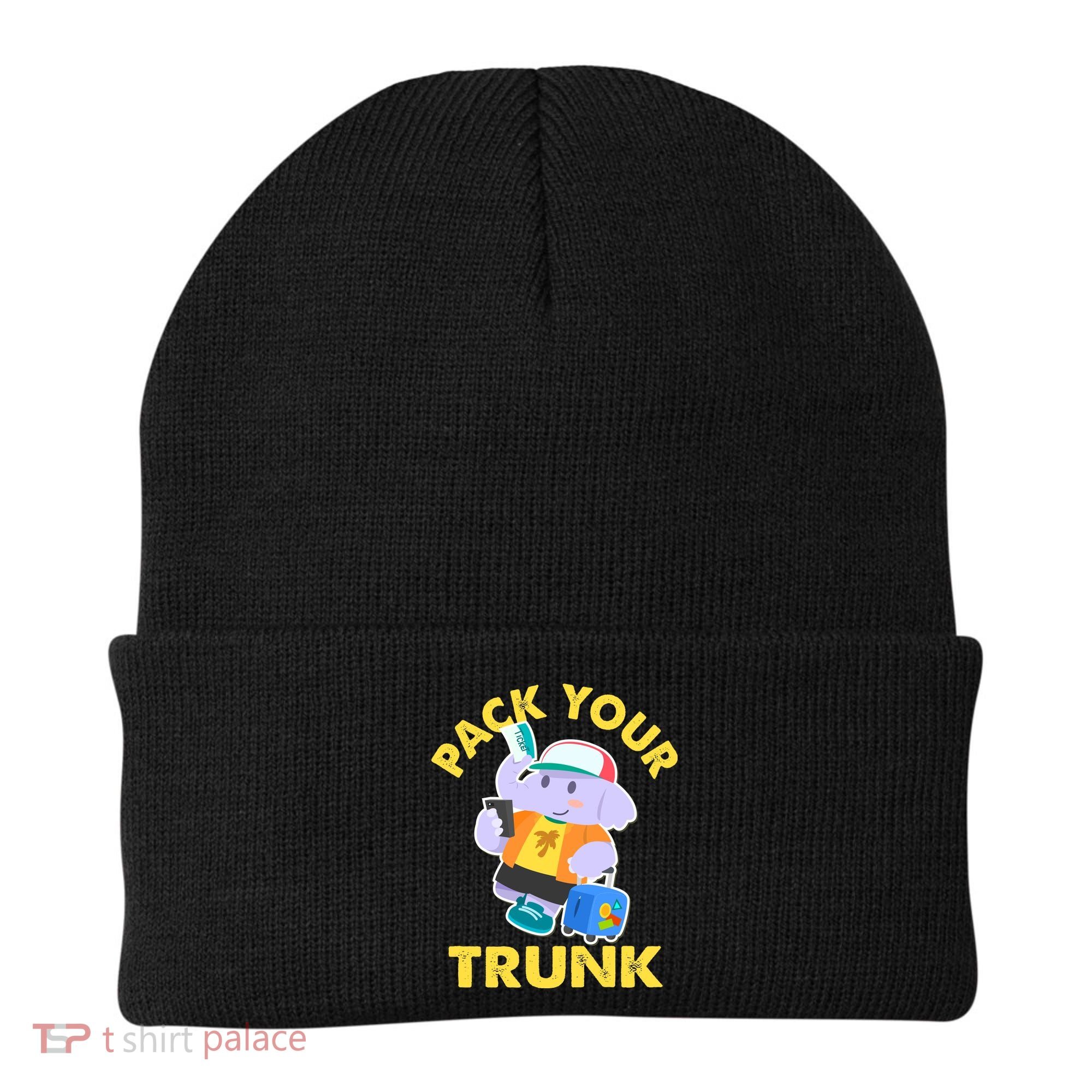 Funny Pack Your Trunk Elephant Beanie