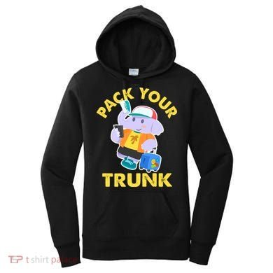 Funny Pack Your Trunk Elephant Women's Hoodie