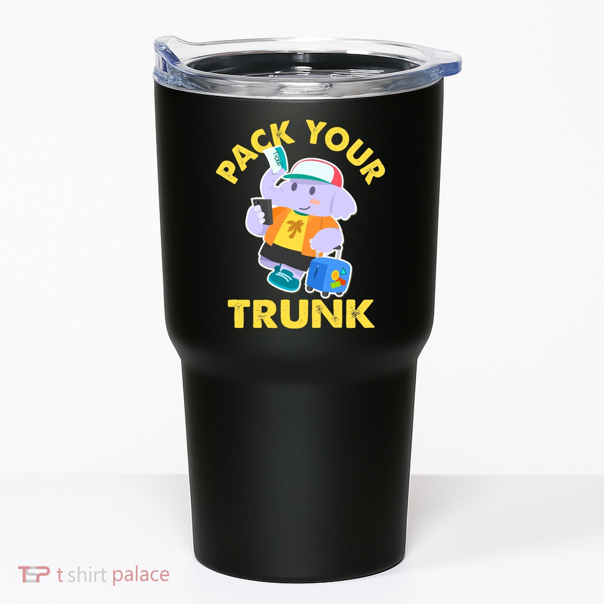 Funny Pack Your Trunk Elephant Tumbler