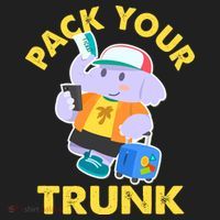 Funny Pack Your Trunk Elephant Tumbler thumb 3