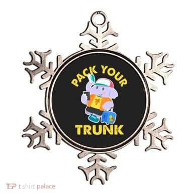 Funny Pack Your Trunk Elephant Ornament