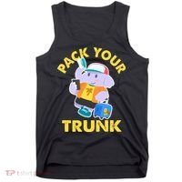 Funny Pack Your Trunk Elephant Tank Top thumb 0
