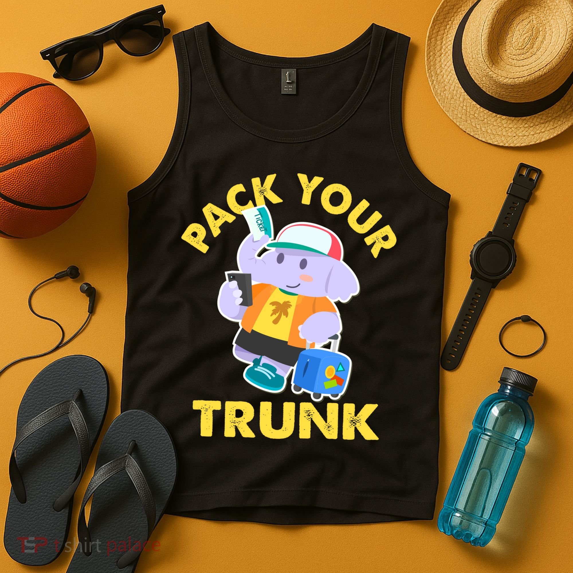 Funny Pack Your Trunk Elephant Tank Top