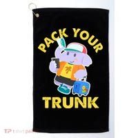 Funny Pack Your Trunk Elephant Golf Towel thumb 0