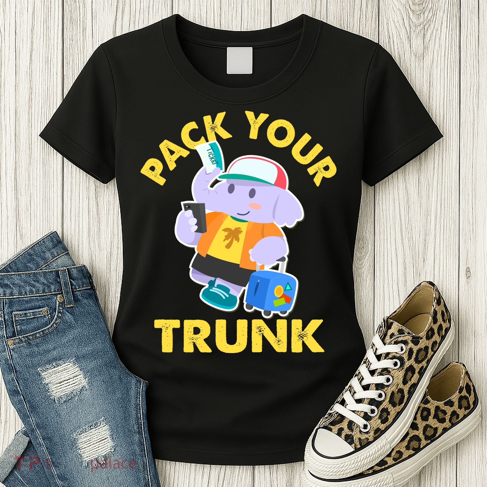 Funny Pack Your Trunk Elephant Women's T-Shirt