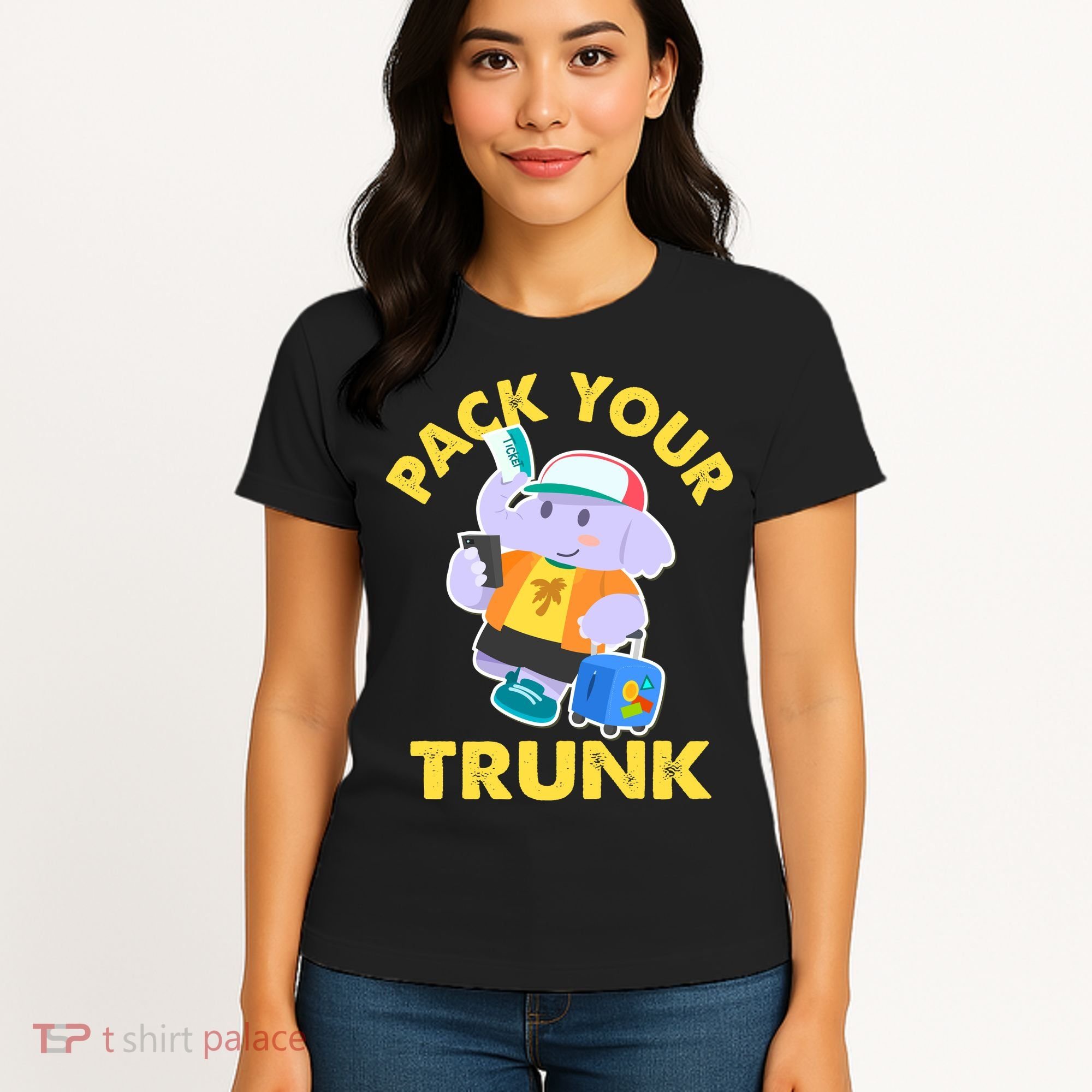 Funny Pack Your Trunk Elephant Women's T-Shirt