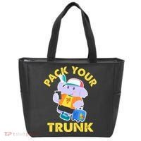Funny Pack Your Trunk Elephant Tote Bag thumb 0