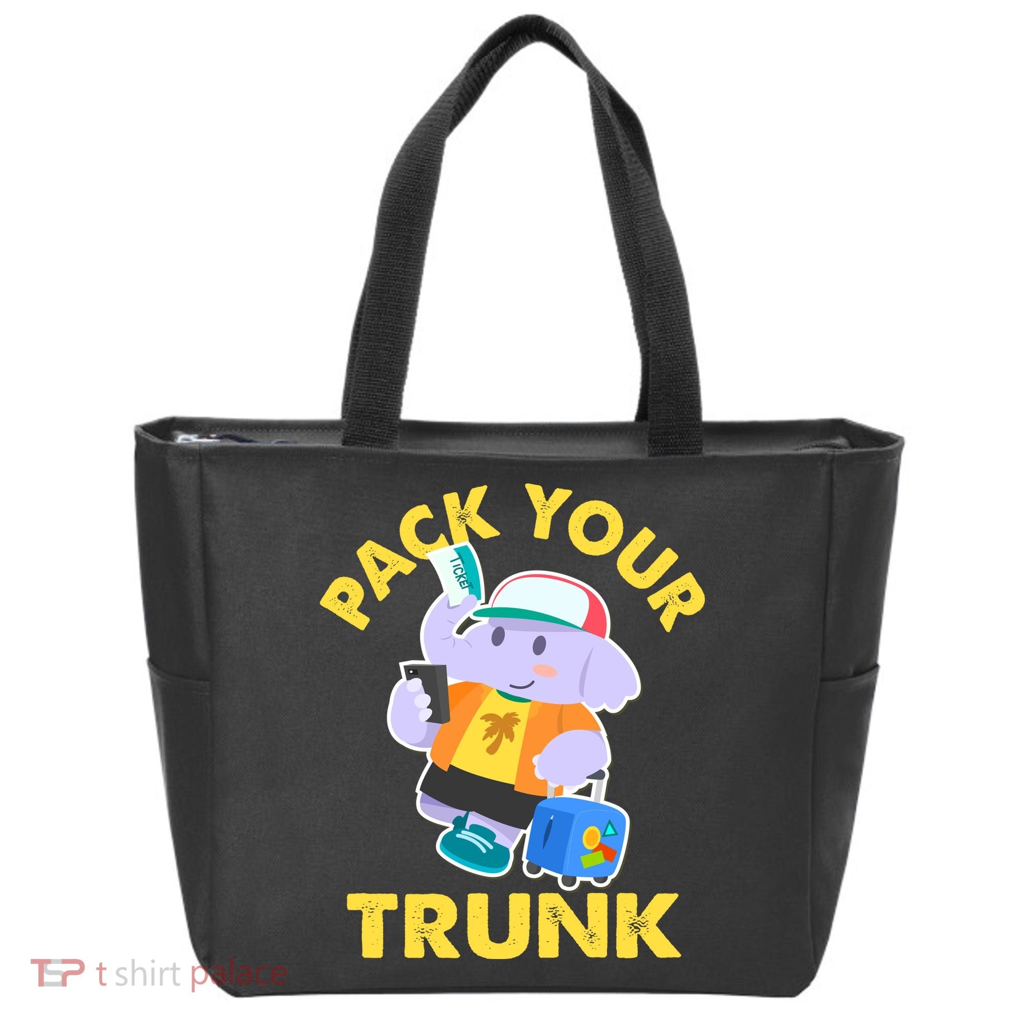 Funny Pack Your Trunk Elephant Tote Bag