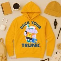 Funny Pack Your Trunk Elephant Hoodie thumb 3