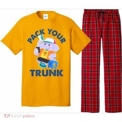 Funny Pack Your Trunk Elephant Pajama Set