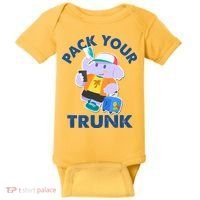 Funny Pack Your Trunk Elephant Baby Bodysuit thumb 0