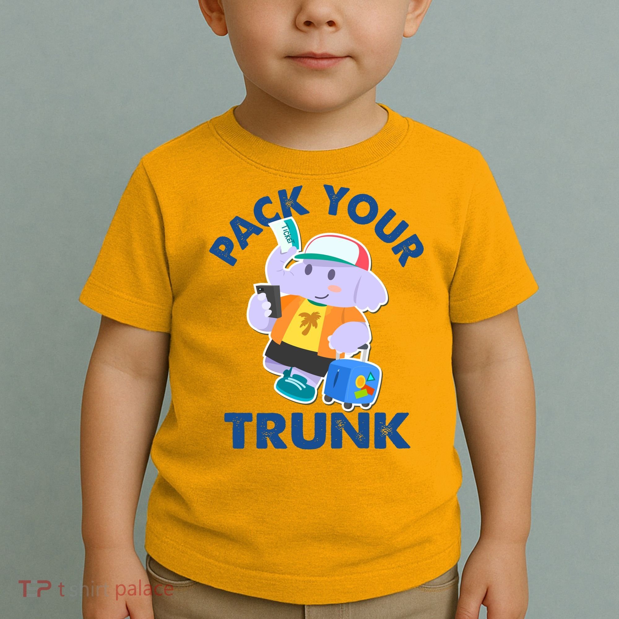 Funny Pack Your Trunk Elephant Toddler T-Shirt