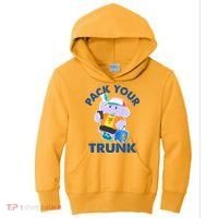 Funny Pack Your Trunk Elephant Kids Hoodie thumb 0