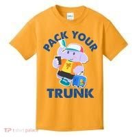 Funny Pack Your Trunk Elephant Kids T-Shirt thumb 0