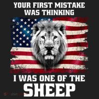 Freedom Patriot Your First Mistake Was Thinking I Was One Of The Sheep Tumbler thumb 3
