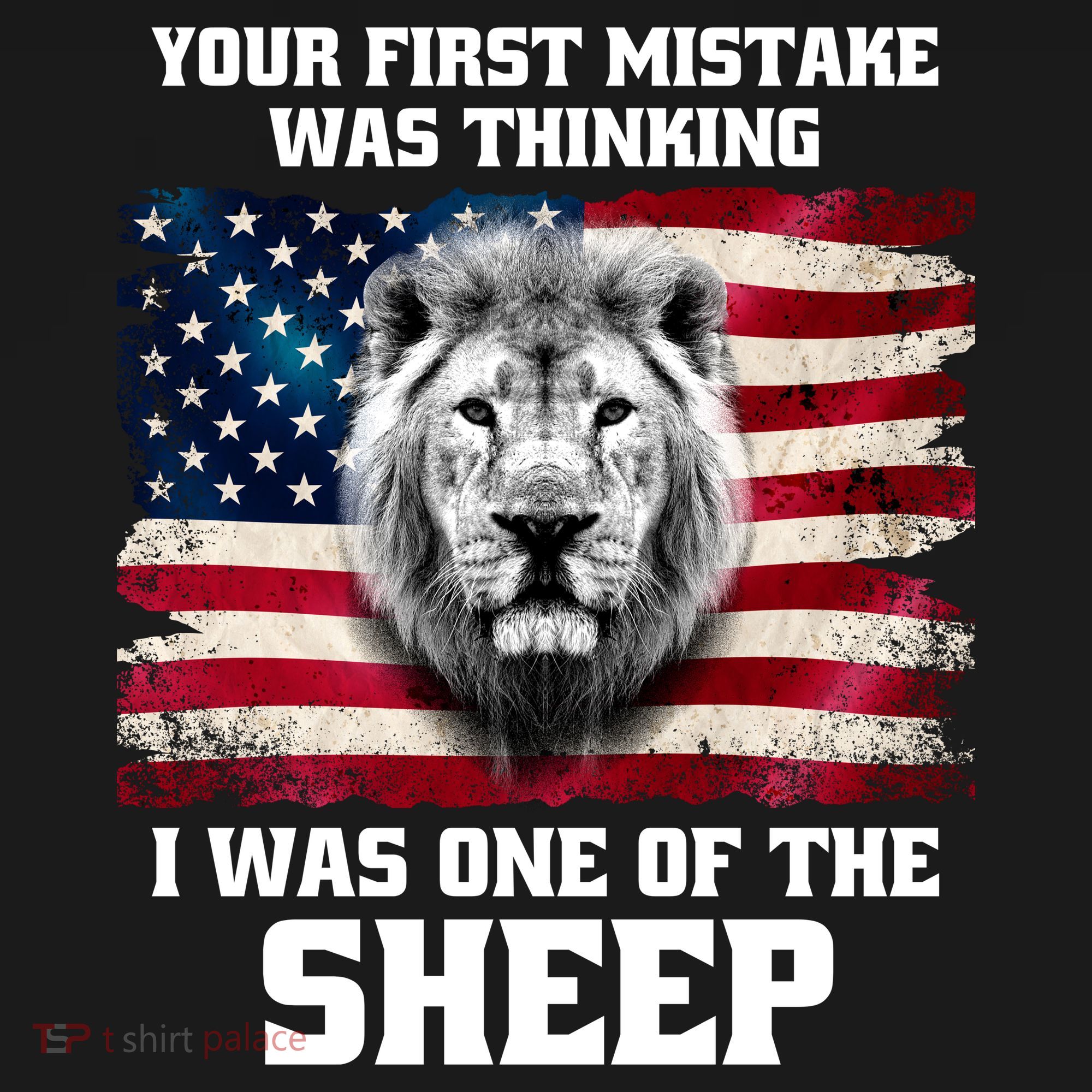 Freedom Patriot Your First Mistake Was Thinking I Was One Of The Sheep Ornament
