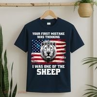 Freedom Patriot Your First Mistake Was Thinking I Was One Of The Sheep T-Shirt thumb 2