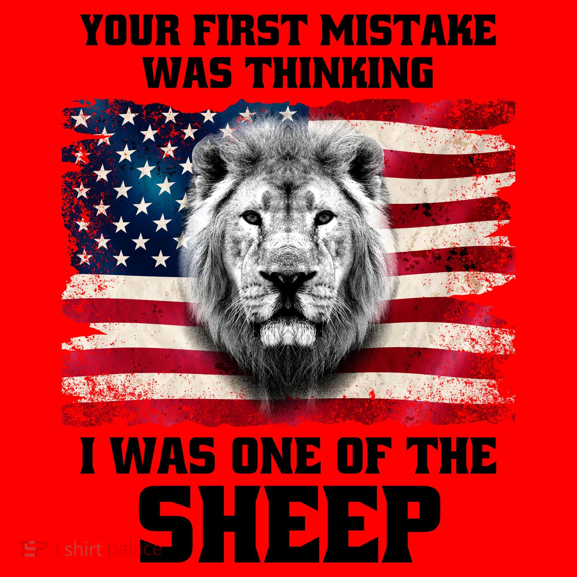 Freedom Patriot Your First Mistake Was Thinking I Was One Of The Sheep Santa Hat