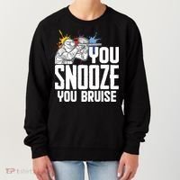 Funny Paintball You Snooze You Bruise Women's Sweatshirt thumb 0