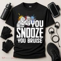 Funny Paintball You Snooze You Bruise Cooling Performance Crew T-Shirt thumb 3