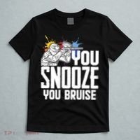 Funny Paintball You Snooze You Bruise T-Shirt thumb 5