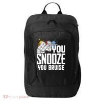 Funny Paintball You Snooze You Bruise City Backpack thumb 0