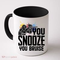 Funny Paintball You Snooze You Bruise Coffee Mug thumb 0