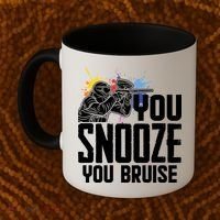 Funny Paintball You Snooze You Bruise Coffee Mug thumb 2